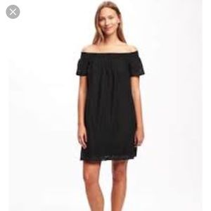 Black Eyelet Dress